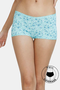 Floral Print Aruba Blue